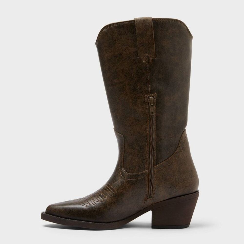 Universal Thread - Women's Reed Boots with Memory Foam Insole - Unive Brown - Picture 2 of 4